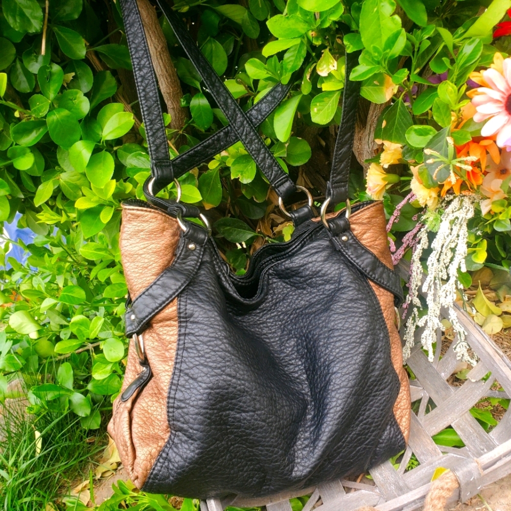 Gal genuine leather hobo bag